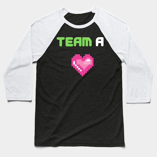 TEAM A Baseball T-Shirt by FASHION GRAVEYARD